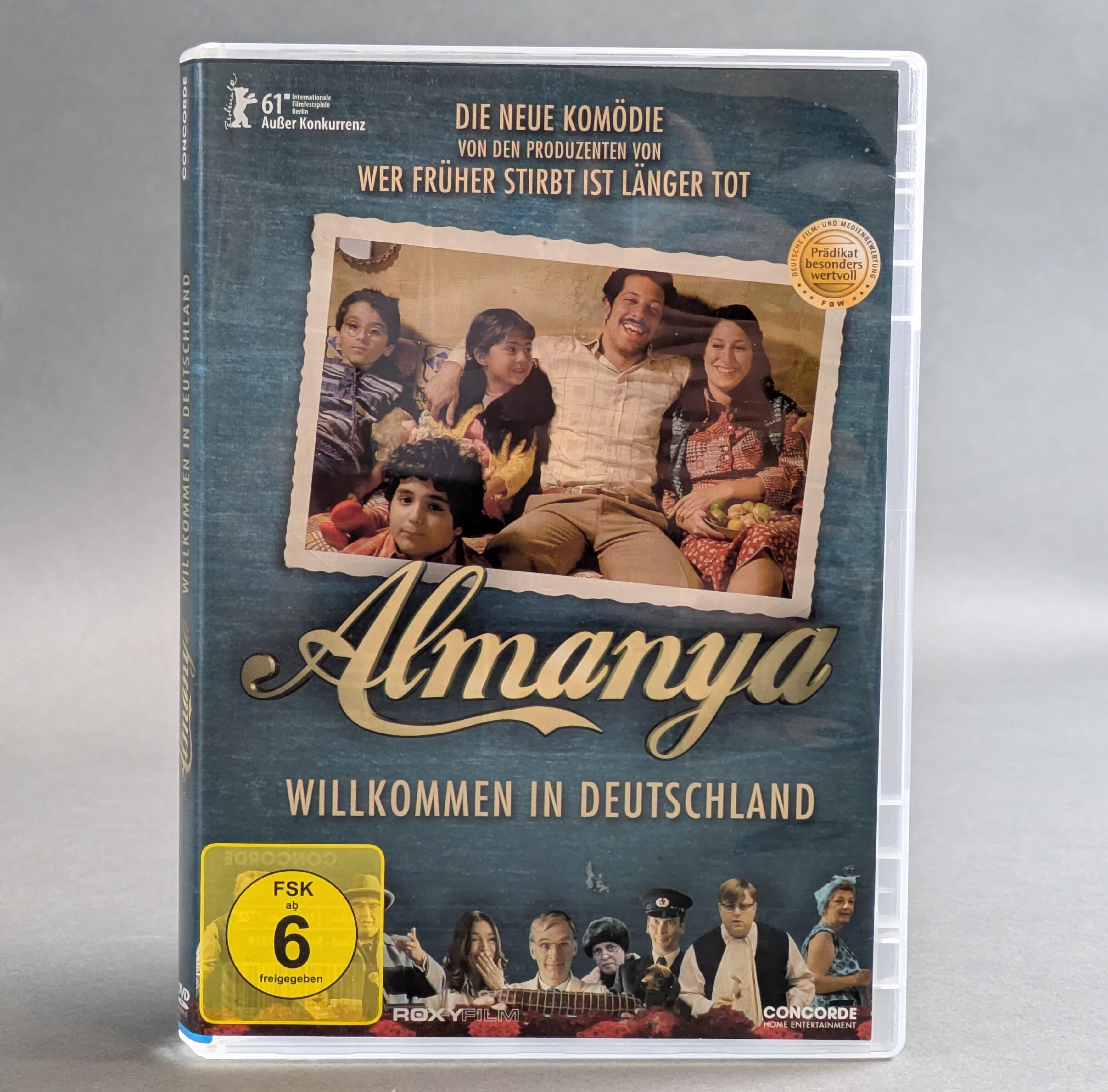 DVD cover labelled ‘Almanya Willkommen in Deutschland’, FSK 6 years